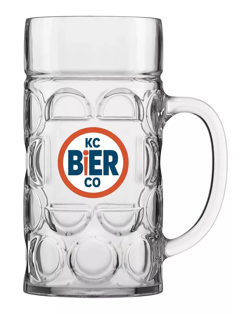 1 Liter Plastic Styrene German Beer Stein-GBS1L