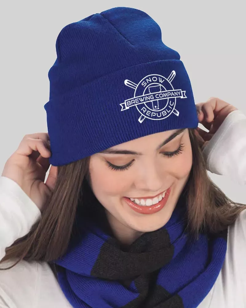 12-inch Sportsman Knit Beanie Hat-SP12