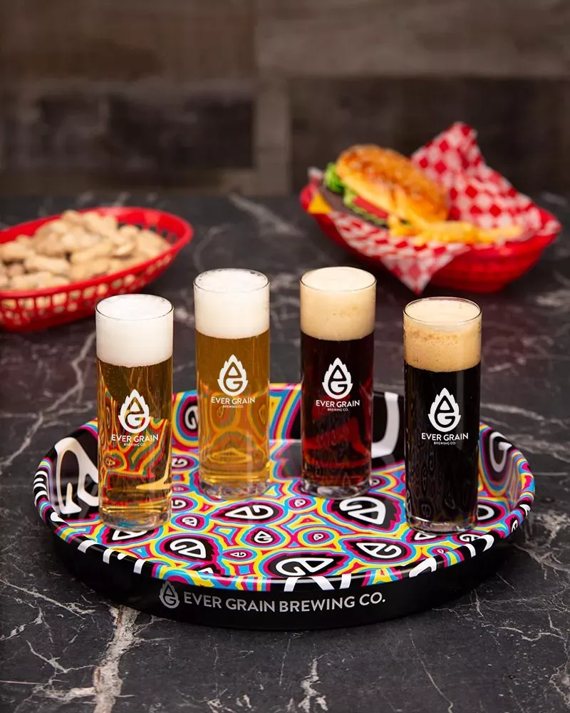 13-inch Vintage Metal Beer Tray-CM13TRAY