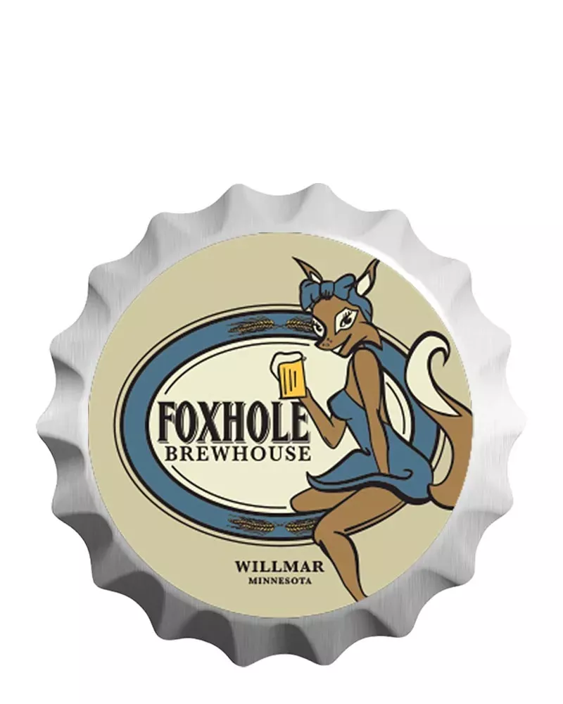 14-inch Tin Tacker Bottle Cap Sign-5012-BC-4C