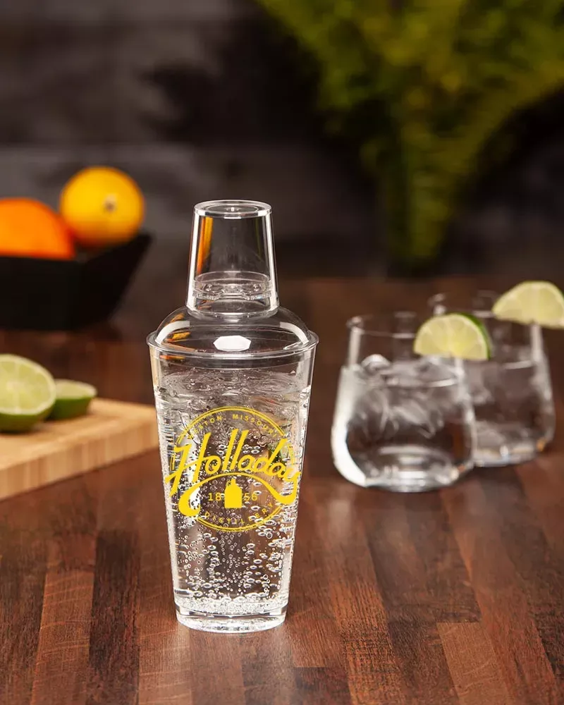 16 oz Plastic Custom Cocktail Recipe Shaker-SKPUB16-RQ