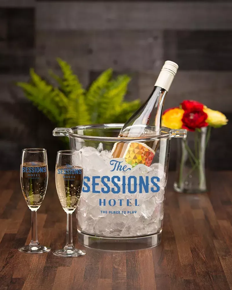 200 oz Heavy Plastic Ice Bucket-IB200