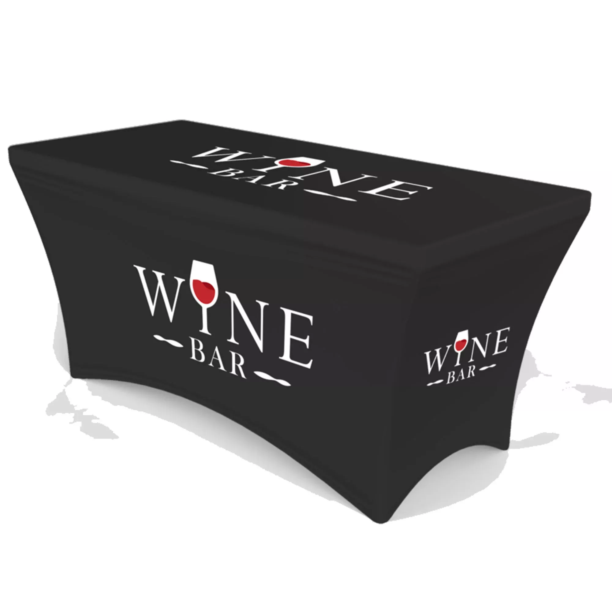 4' Spandex Stretch Table Cover - Full Dye Sub