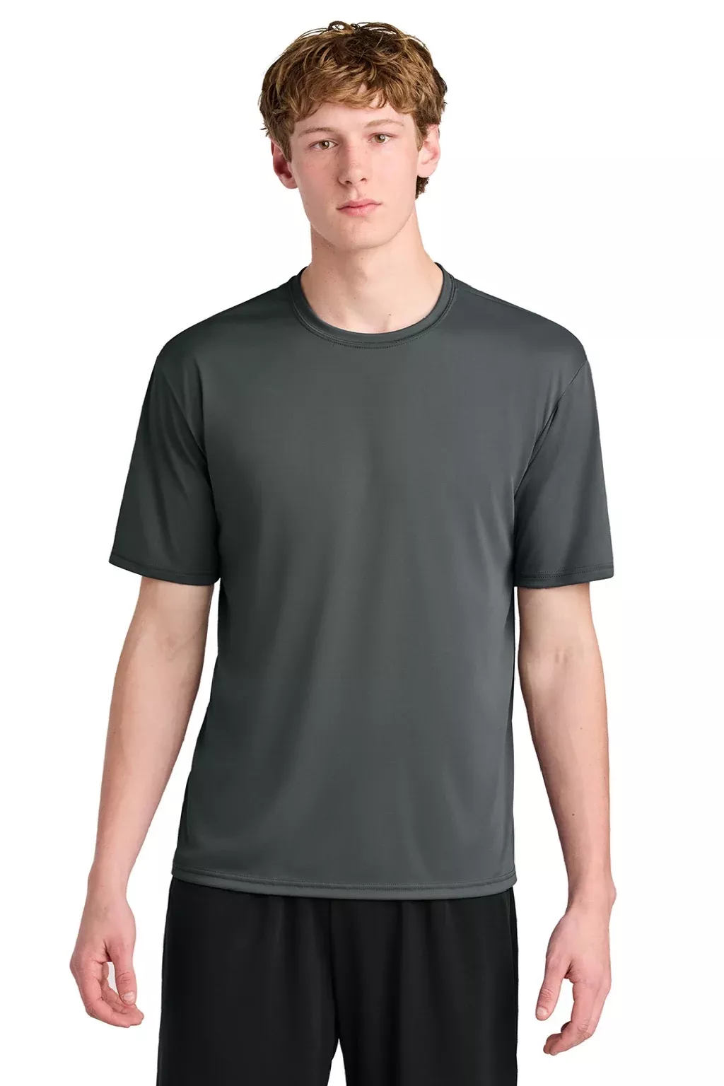 A4 Mens AirFlex Short Sleeve Crewneck T-Shirt - Graphite Grey