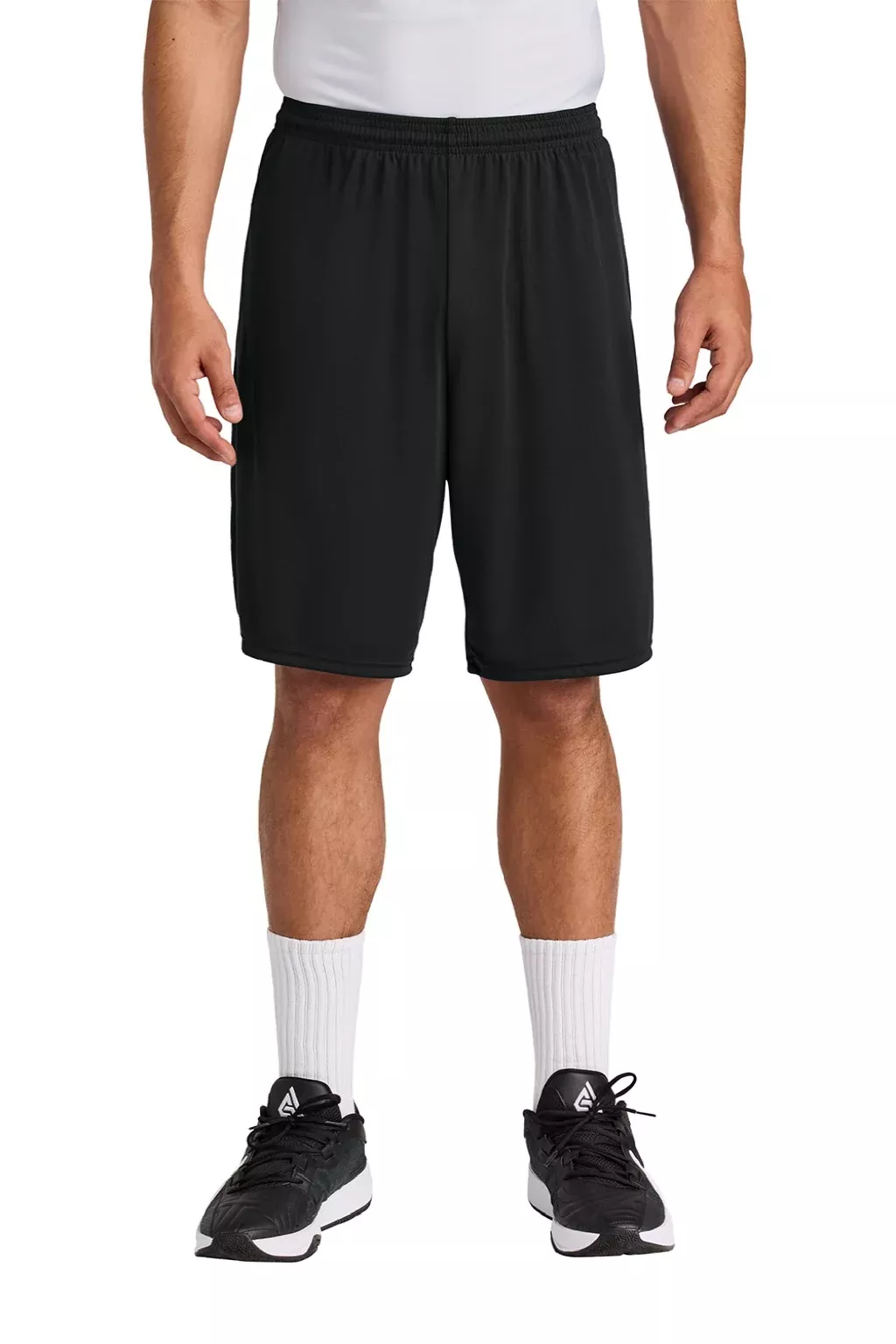 A4 Mens Moisture Wicking Performance Shorts - Black