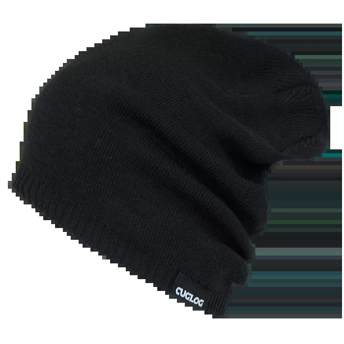 Aconcagua Slouch Beanie, Ribbed Knit Cap - Cuglog K018