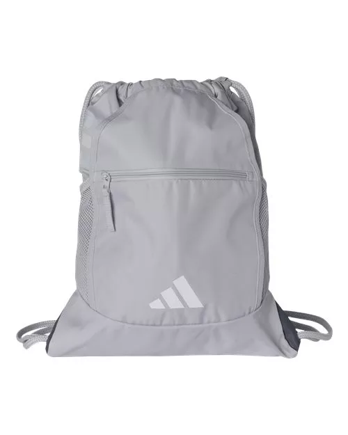 Adidas AB605 Stadium Sackpack Drawstring Bag – Unisex 100% Polyester Drawstring Backpack