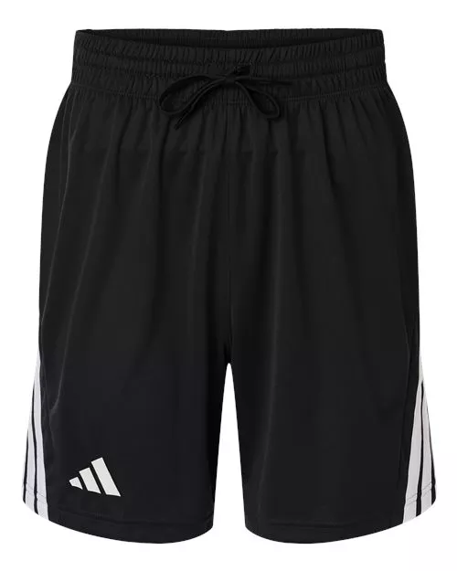 Adidas AT300 Men's 3-Stripes 7" Shorts – 3.6 oz. 100% Recycled Polyester Moisture-Management Athletic Short | S–4XL