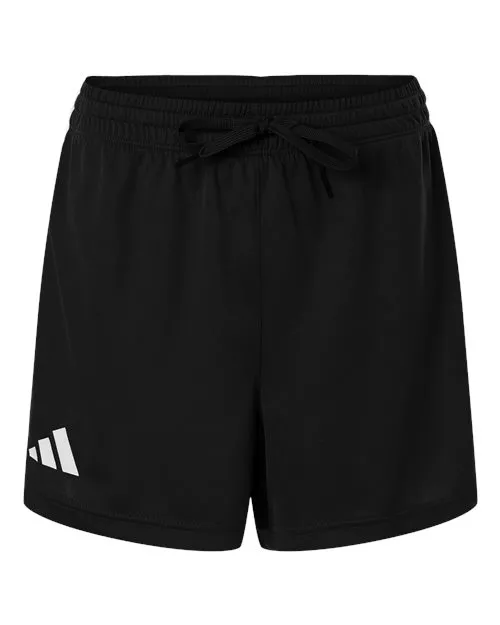 Adidas AT301 Women's 3-Stripes 3" Athletic Shorts – 3.6 oz. 100% Recycled Polyester Unlined Moisture-Management Short | XS–2XL
