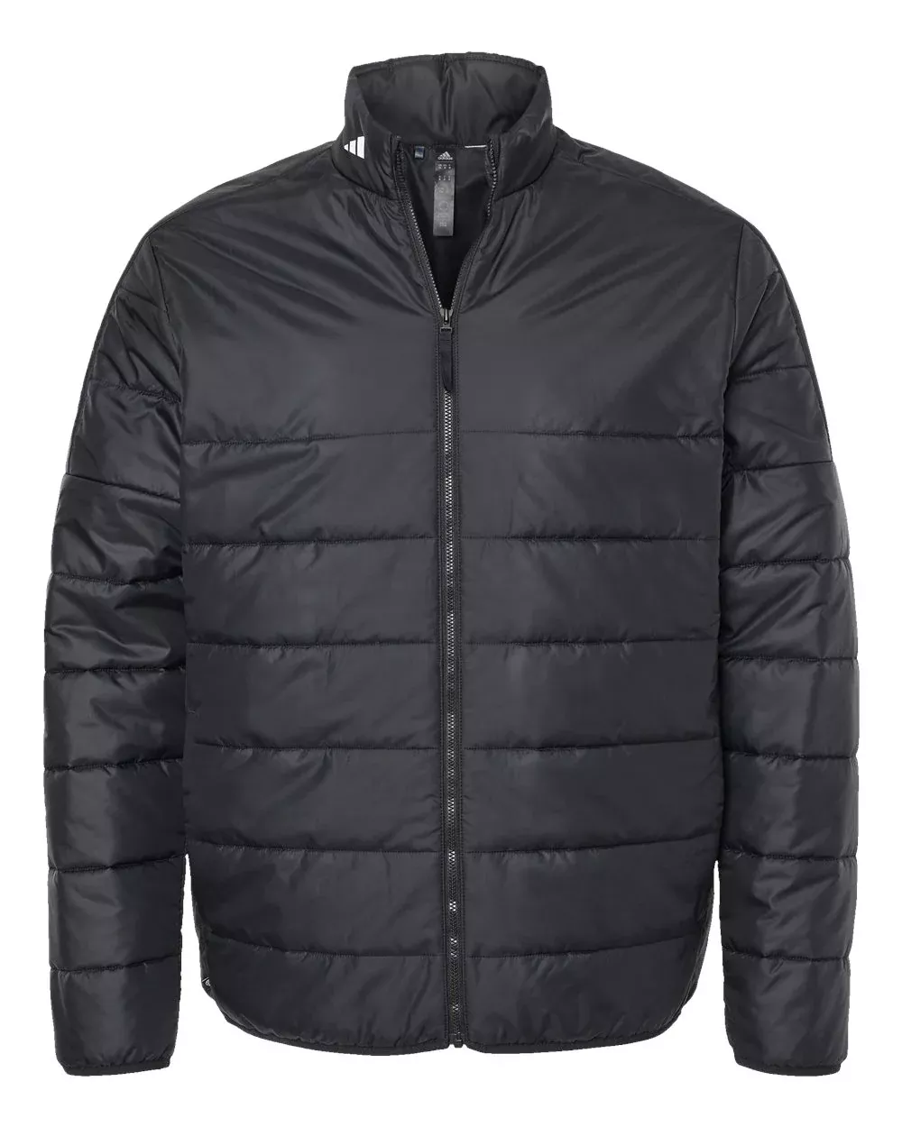 Adidas Men's 3-Stripes Puffer Full-Zip Jacket