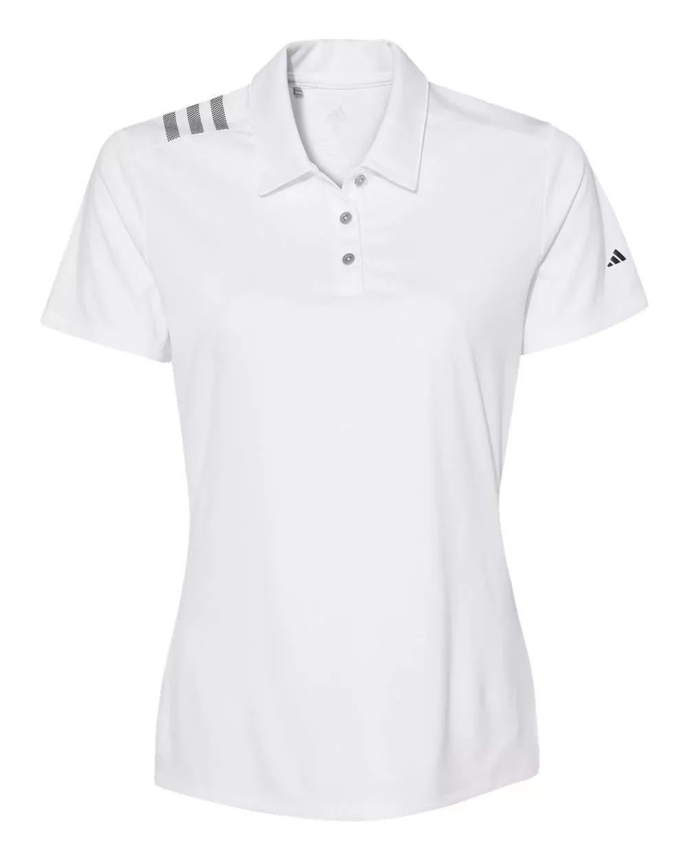 Adidas Women's 3-Stripes Shoulder Polo