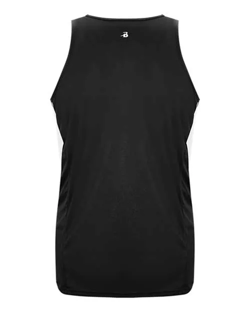 Alleson Athletic 2667 Youth Stride Singlet – 100% Polyester Antimicrobial Contrast Side Insert Track Singlet | Youth XS–XL