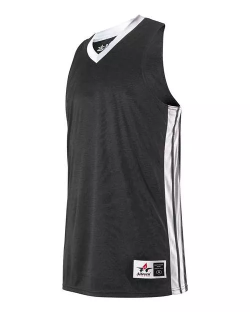 Alleson Athletic 538JY Youth Single Ply Basketball Jersey – 100% Microfiber Cationic Polyester Slim Fit NFHS Legal | Youth S–XL