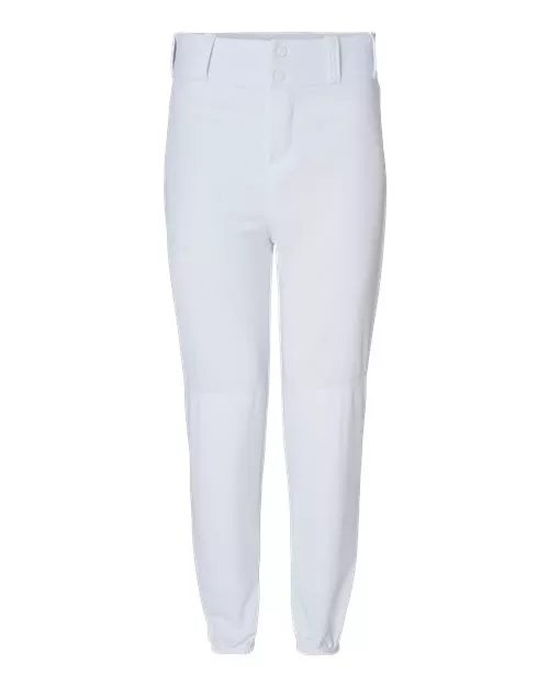 Alleson Athletic 605P Men's Baseball Pants – 12 oz. Double Knit Polyester Belt-Loop Pant | S–3XL
