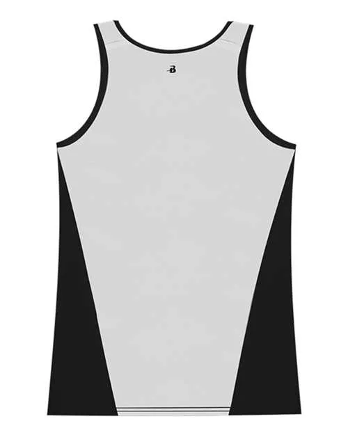 Alleson Athletic 8968 Women's Ventback Singlet – 100% Polyester Contrast Mesh Back Athletic Tank | XS–2XL