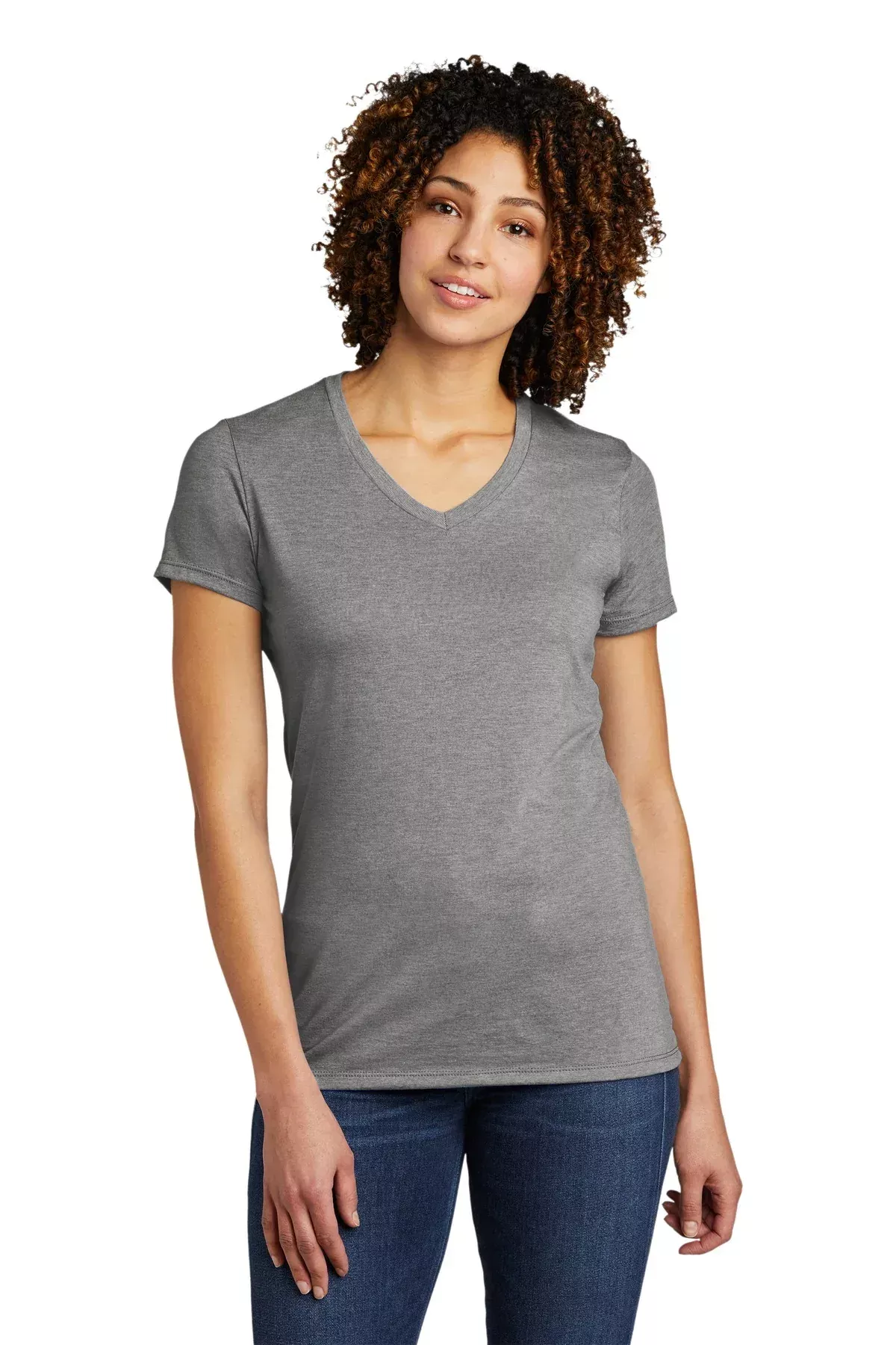AllmadeWomen's Tri-Blend V-Neck Tee AL2018