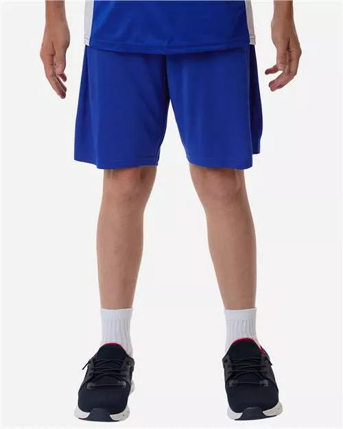AllPro 48SH0Y Youth Pro-Lock Performance 7" Shorts with Pockets – 4.1 oz. Polyester | Youth XS–XL