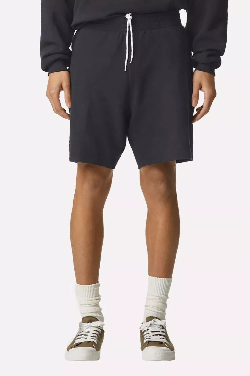 American Apparel Mens Gym Shorts w/ Pockets - Black