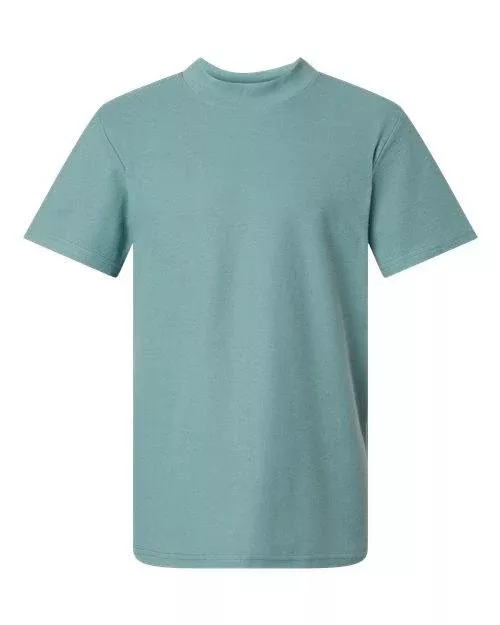 American Apparel Pique Mockneck Tee 1PQ