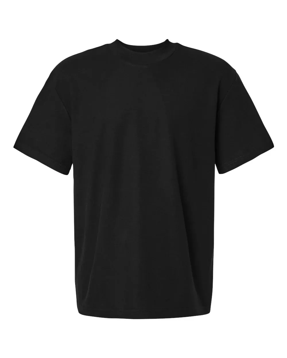 American Apparel Unisex Pique Mock Neck Tee