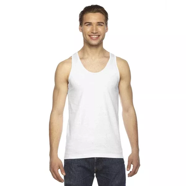 American Apparel Unisex White Fine Jersey Tank