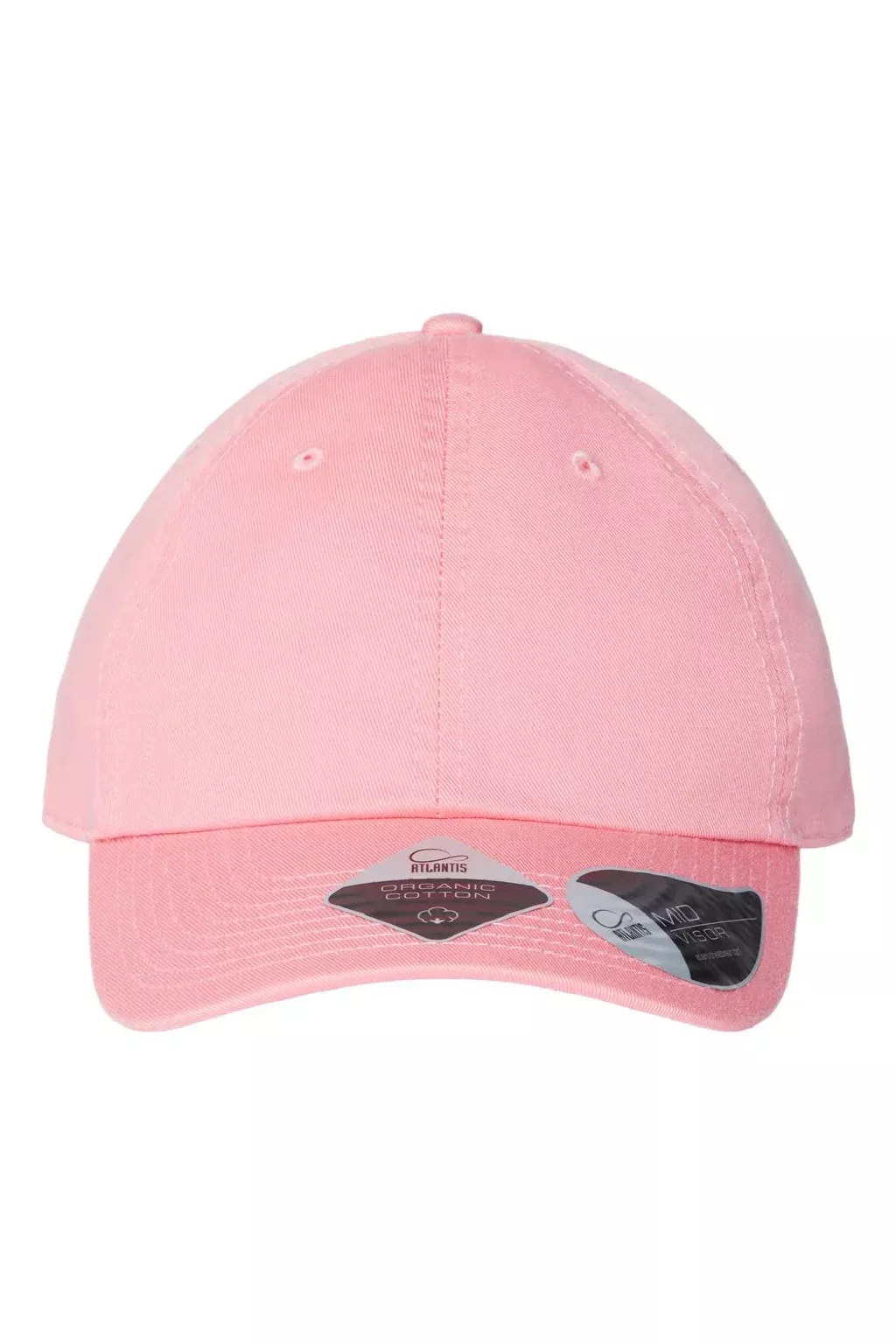 Atlantis Hats Mens Sustainable Adjustable Dad Hat - Pink - Closeout