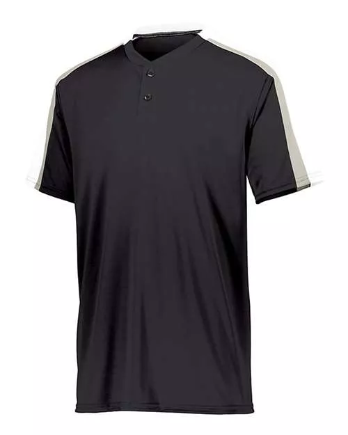 Augusta Sportswear 1557 Men's Power Plus Jersey 2.0 – 100% Polyester Moisture-Wicking Two-Button Baseball Jersey | S–3XL