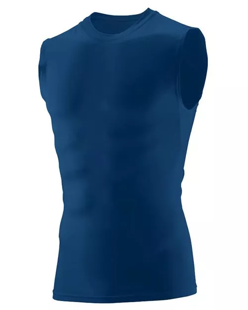 Augusta Sportswear 2602 Unisex Hyperform Sleeveless Compression Shirt – 84/16 Poly/Spandex 4-Way Stretch | S–3XL
