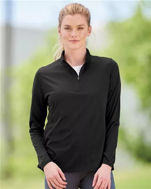 Augusta Sportswear 2787 Women's Attain Color Secure Performance Quarter-Zip Pullover – 3.4 oz. Wicking Polyester | XS–2XL