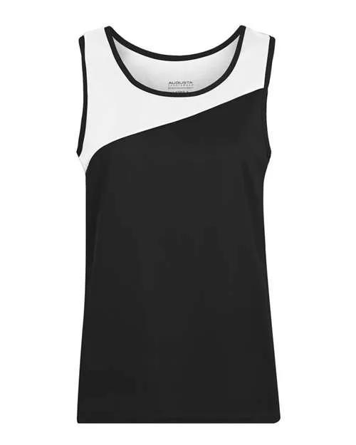 Augusta Sportswear 354 Women's Accelerate Polyester Jersey – 100% Polyester Wicking Asymmetrical Yoke Jersey | XS–2XL