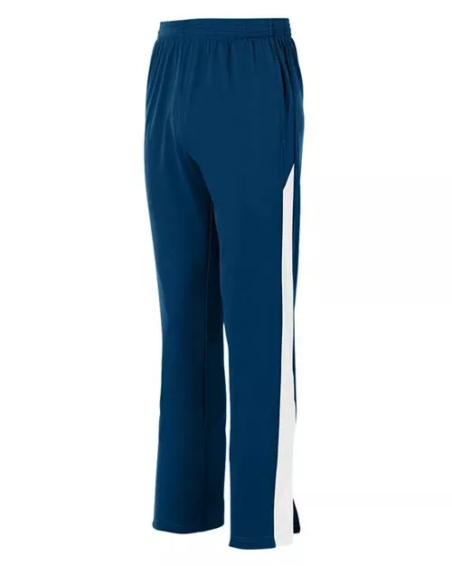 Augusta Sportswear 7760 Men's Medalist 2.0 Pants – Heavyweight Polyester Matte Brushed Tricot Warm-Up Pant with Contrast Side Inserts | S–3XL