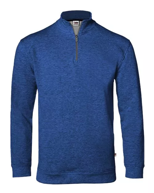 Badger 1060 Men's FitFlex French Terry Quarter-Zip Pullover – 9.29 oz. 55/40/5 Cotton/Poly/Spandex BadgerBlend | XS–4XL