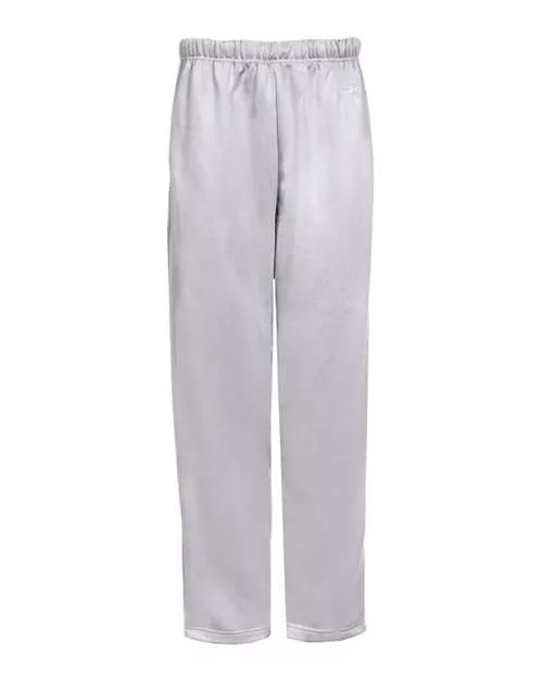 Badger 1478 Unisex Performance Fleece Open-Bottom Sweatpants – 7 oz. 100% Polyester Moisture-Management Athletic Pants | XS–4XL