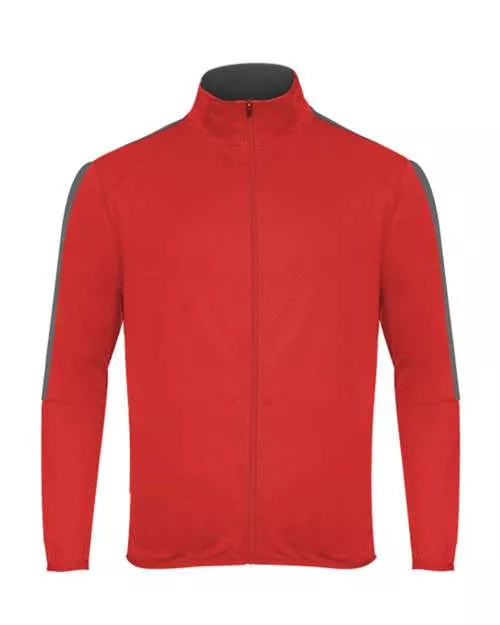 Badger 2721 Youth Blitz Outer-Core Jacket – 100% Polyester Full-Zip Warm-Up Jacket | XS–XL