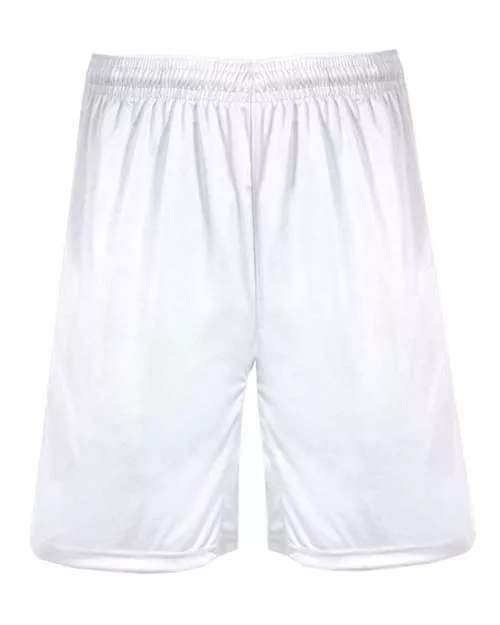 Badger 4110 Men's BT5 9" Inseam Trainer Shorts – 6 oz. 100% Polyester Training Shorts with 3 Pockets