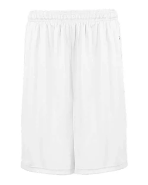Badger 4127 Men's Pocketed 7" Shorts – 100% Polyester Athletic Shorts with Side Pockets | S–4XL