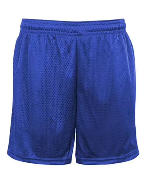 Badger 7225 Unisex Tricot Mesh 5" Shorts – 100% Polyester Pro Mesh with Solid Tricot Liner | Unisex