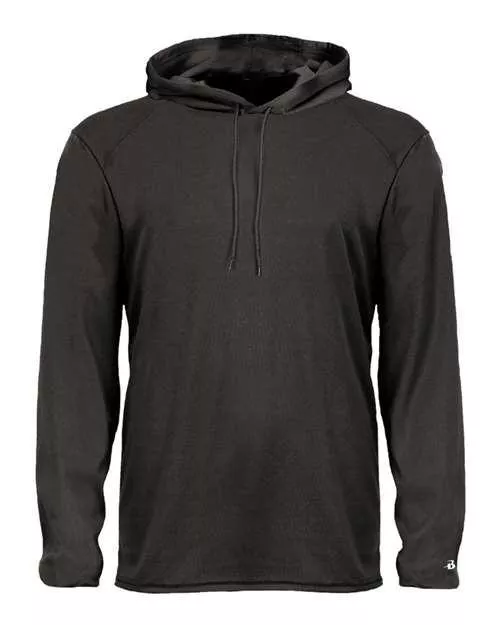 Badger B-Core Hooded Long Sleeve T-Shirt 4105 Plus Size