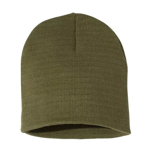 Bayside 3810 USA-Made 8½" Inch Knit Beanie