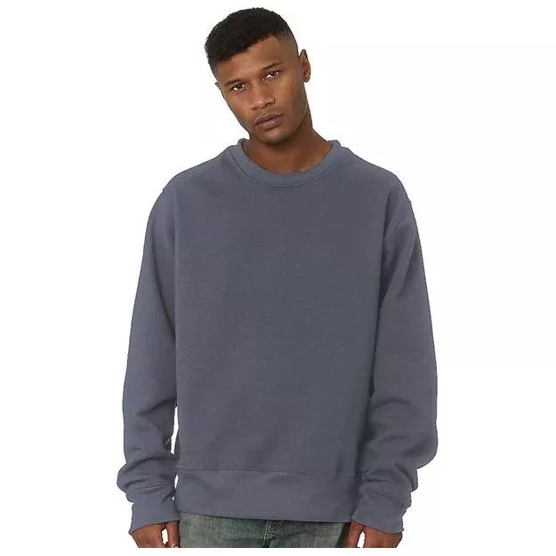Bayside 4025 Unisex USA-Made Super Heavy Oversized Crewneck Sweatshirt