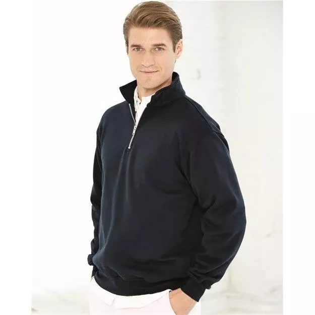 Bayside 920 Unisex USA-Made Quarter-Zip Sweatshirt