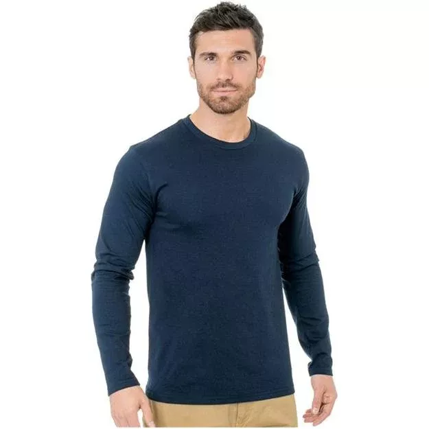 Bayside 9550 Unisex Fine Jersey Long Sleeve T-Shirt