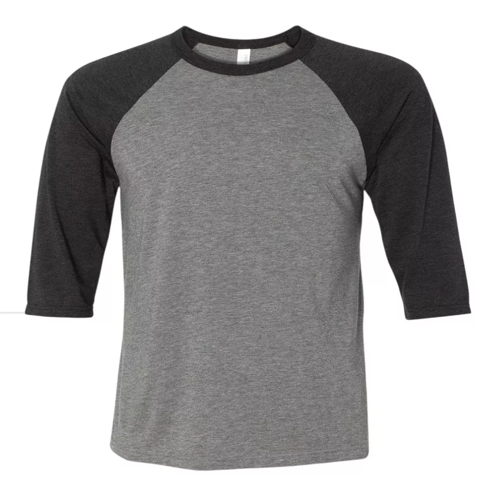 BELLA+CANVAS 3200T Toddler Three-Quarter Sleeve Baseball Tee