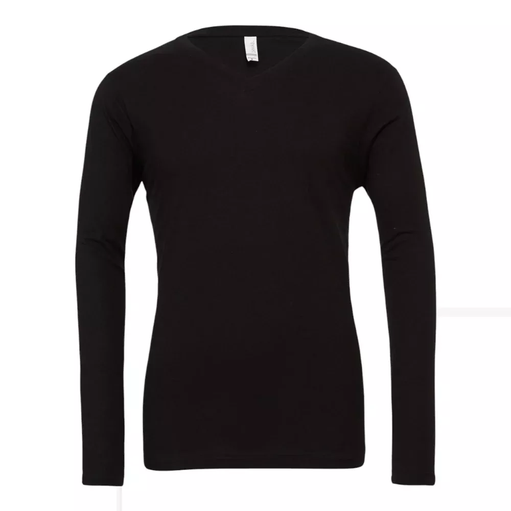 BELLA+CANVAS 3425 Unisex Long Sleeve V-Neck Tee