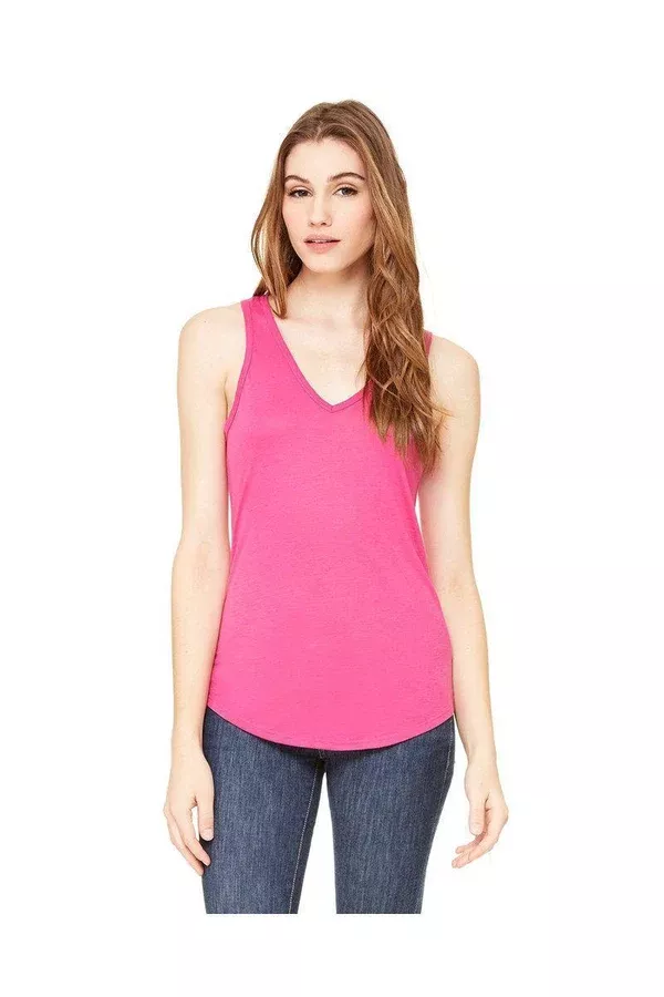 Bella + Canvas B8805 Ladies' Flowy V-Neck Tank