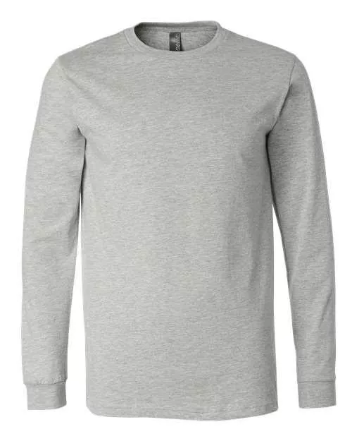 BELLA + CANVAS Heather CVC Long Sleeve Tee 3501CVC