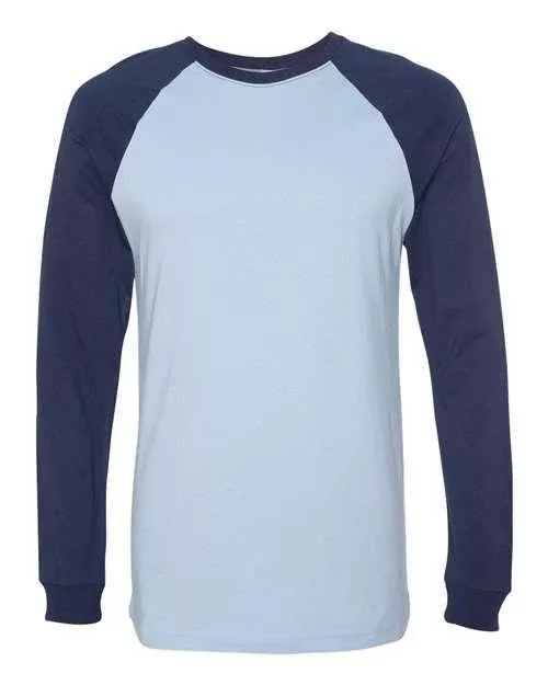 BELLA + CANVAS Long Sleeve Jersey Baseball Tee 3000
