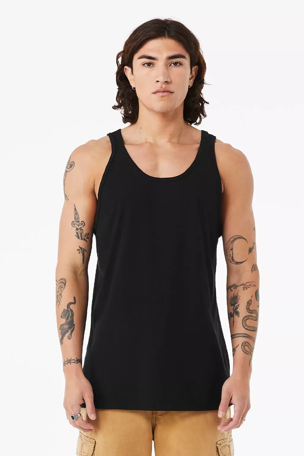 Bella + Canvas Mens CVC Tank Top - Black