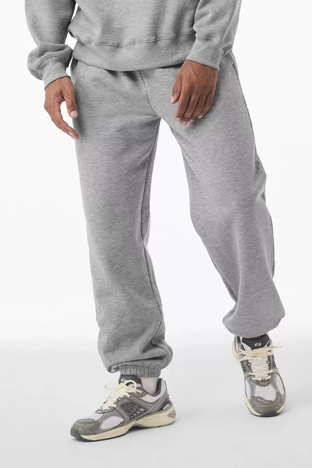 Bella + Canvas Mens Sweatpants w/ Pockets - Heather Grey