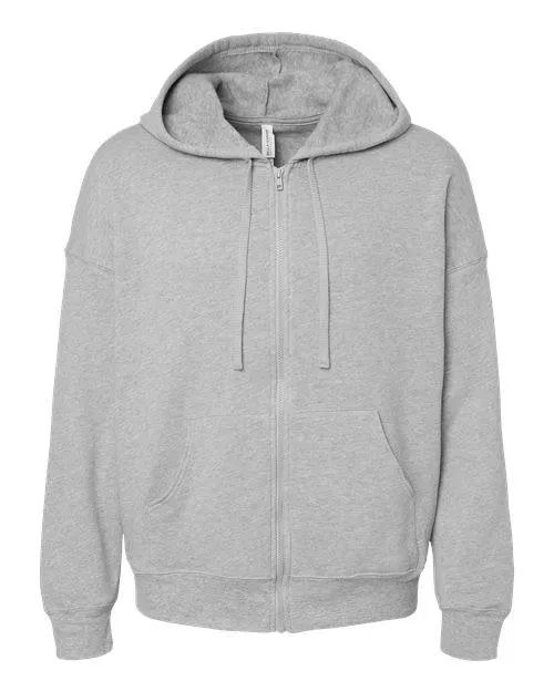 BELLA + CANVAS Sponge Fleece DTM Full-Zip Hoodie 3759